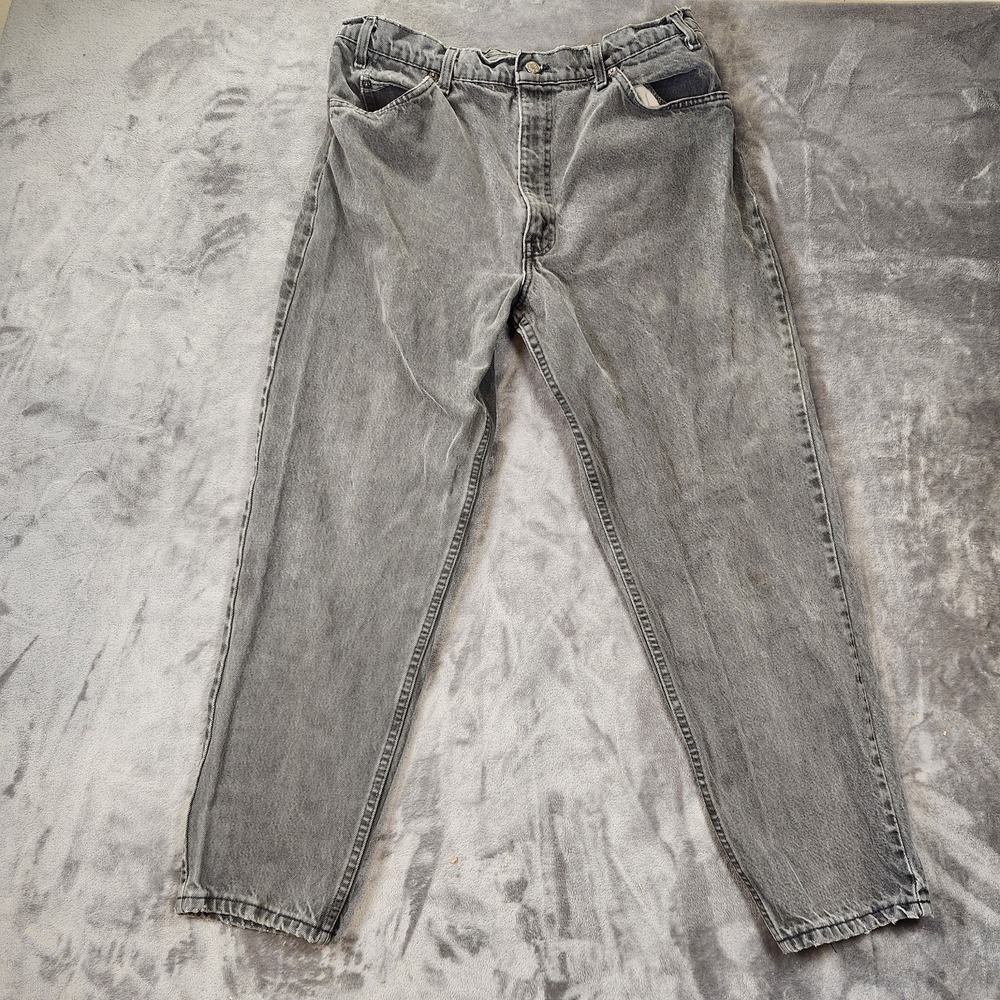 Levis 550 Jeans Mens 38x30 Black  Relaxed Fit Tapered Leg Black Tab Vintage